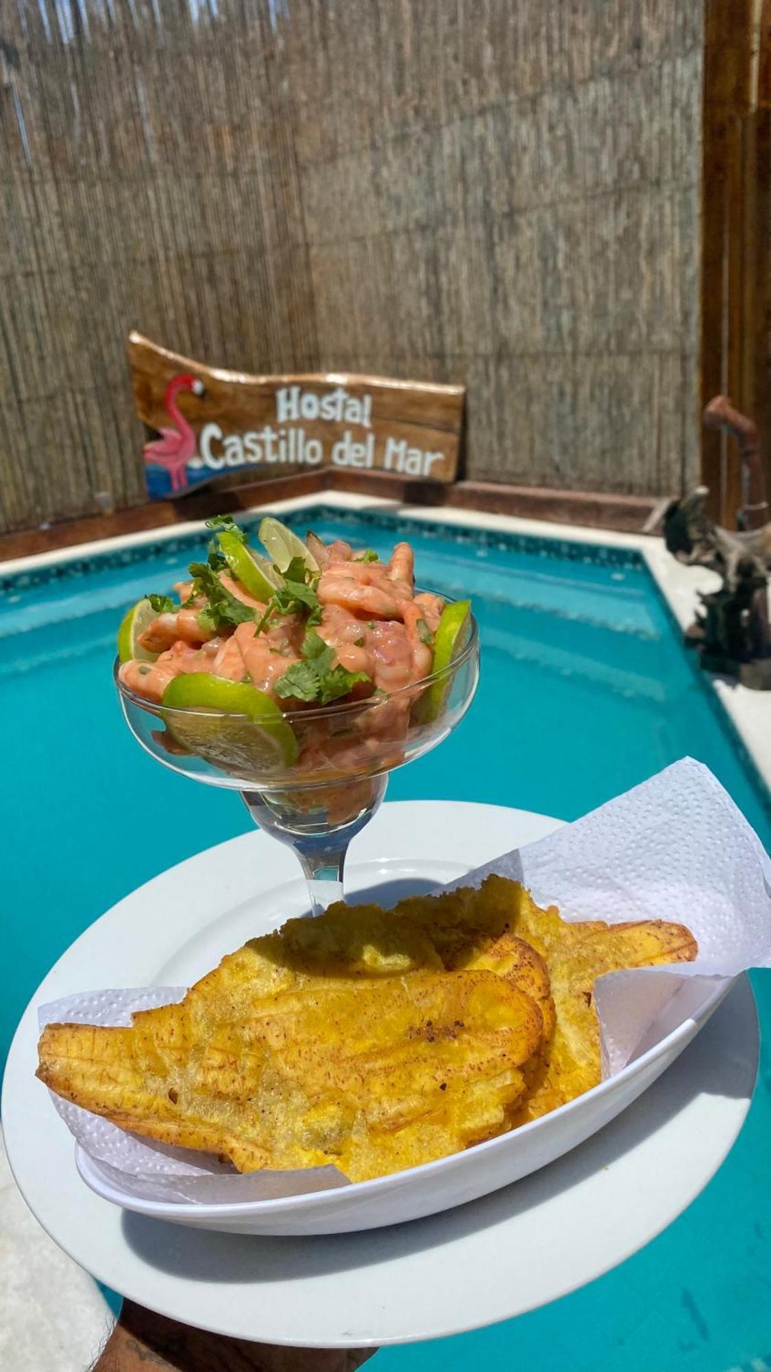 Camarones Hostal Castillo Del Mar מראה חיצוני תמונה